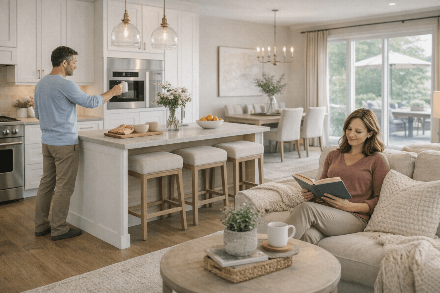 Everyday life in a custom home designed around daily routines